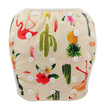 Load image into Gallery viewer, Baby Swimming  Waterproof Adjustable Reusable Washable Cloth Pool Pant Diaper Cover
