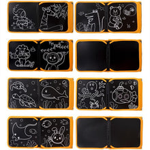 Load image into Gallery viewer, Modern Popular Kids Baby Education Skill Book  Drawing Board Book Animal Coloring Book  Blackboard Painting For Kids
