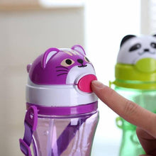 Load image into Gallery viewer, Baby Cartoon Drink Water Straw Cup for Kids Cute Juice Training Bottle Cups Infant Learn Drinking Bottles For Baby
