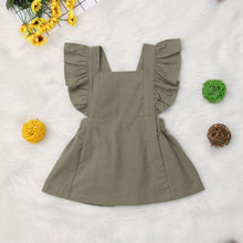Load image into Gallery viewer, Modern Summer Casual Cute Infant Kids Baby Girl Summer Color Ruffle Princess Party Dress Clothes
