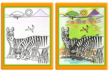 Load image into Gallery viewer, Modern Coloring Magic Water Drawing Book With Pen For Kids and Baby Educational Toy Animals Painting Writing Doodle Cloth Book Kids Drawing Board
