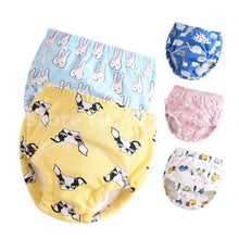 Load image into Gallery viewer, 6 Layer Baby Cotton Training Pants Panties Cloth Diapers Reusable Child Nappies Breathable Diaper
