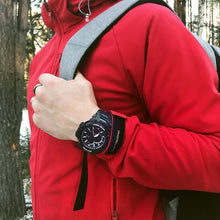Load image into Gallery viewer, Army Green Modern Sport  Waterproof 50M Men Watches With LED Digital Display In Military Armi Relogio Masculino Style

