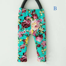 Load image into Gallery viewer, New Luxury Autmn Print Design For 0-2 Years Kids Winter Baby Girls Leggings Floral Print Casual Thick Pants for Kids clothing Cotton Warm Children's Trousers
