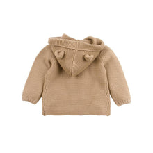 Load image into Gallery viewer, Winter Hooded Knitted Long Sleeve  Sweaters For Newborn Babies
