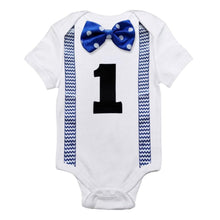 Load image into Gallery viewer, Baby Clothing Bow Body Rompers Clothing Newborn Baby Clothes Jumpsuit for Baby Boys and Girls  For Birthday Party

