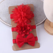 Load image into Gallery viewer, Bow Set Baby Girl Bows Hair Accessories Chiffon Flower Headband Bow knot Party Princess Dress Decoration For Girls Baby and Kids
