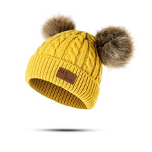 Load image into Gallery viewer, Luxury Baby Hat Pompon Hat Knitted Cute Cap For Girls &amp; Boys Casual Solid Color Girls Baby Style In Great New Modern Trend Design
