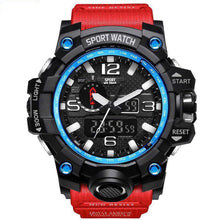 Load image into Gallery viewer, Popular Men Military Army Mens Watch With Led Digital Display Analog Automatic Watch for Men and Woman Sport watch
