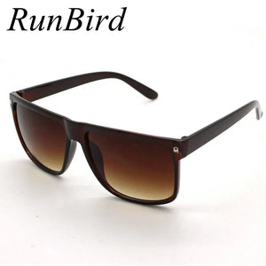 The Lowest Price! Big Square Frame Flat Top Top New Fashion Sunglasses Women Men Retro Sun Glasses Gafas Oculos De Sol R064