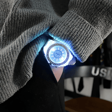 Load image into Gallery viewer, STEVVEX Luxury Led Flash Watch Personality Trends Students Lovers Jellies Woman Men's Watches Color Light Wrist Watch For Women and Girls
