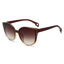 Load image into Gallery viewer, Luxury Modern Elegant Lady  Sunglasses WIth  Cat Eye Women Eyewear  Plastic Frame Clear Lens With  UV400 Protection
