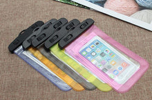Load image into Gallery viewer, Universal Waterproof Pouch Case Cell Phones Portable Bag Swimming Bags Dry Case Cover For iPhone Under 6.5 inch Large Phone Dry Bag Waterproof Case for iPhone

