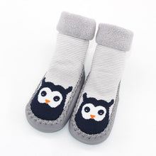 Load image into Gallery viewer, Baby Warm Stretchy  Booties Sock With Rubber Soles For Newborn Baby Girl And Boy Socks Slipper

