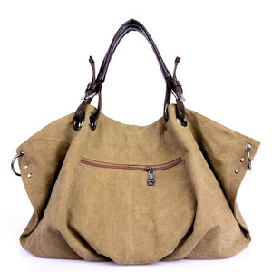Women Canvas Messenger Bags Handbags Female Tote Bolsas Femininas Ladies Shoulder Crossbody Bags Women's Top-Handle Bags