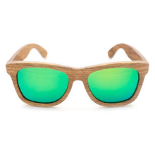 Load image into Gallery viewer, BOBO BIRD Polarized Men&#39;s Brand Mirror Eye Wear Women Handmade Original Wooden Sunglasses for Friends as Gifts Dropshipping
