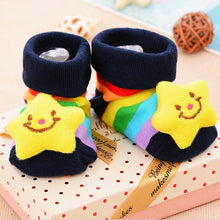 Load image into Gallery viewer, Cotton Baby Socks Rubber Anti Slip Boy Girl Floor Kids Toddlers Autumn Spring Cartoon Infant Newborn Sock

