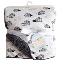 Load image into Gallery viewer, Baby Blankets New Layer Coral Fleece Infant Swaddle  Wrap Owl Printed Newborn Baby Bedding Blanket
