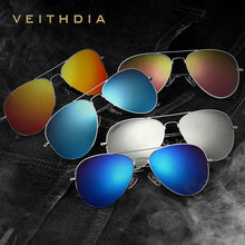 Load image into Gallery viewer, VEITHDIA Sunglasses Unisex Classic Driving Men Women Sports Polarized UV400 Mirror Lens Fashion Sun Glasses Eyewear For Male
