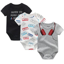 Load image into Gallery viewer, 3PCS/Set Modern Fashion Baby Clothes Bodysuits Baby Clothes Unicorn Clothing Unisex 0-12M Baby Bodysuits Romper and Jumpsuit Set For Kids and Baby
