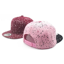 Load image into Gallery viewer, Luxury Shiny Children Snapback Hip Hop Snowflake Fashion Running Baseball Cap for Boys and Girls Modern Baby Caps
