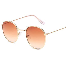 Load image into Gallery viewer, Luxury Leon Classic Small Round Unisex Sunglasses For Women and Men Mirror Sun Glasses Vintage Style With UV400 Protection
