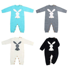 Load image into Gallery viewer, Handmade Modern Luxury Christmas Baby Rompers Newborn Rabbit Baby Jumpsuit Overall Long Sleeve  Baby Boys Clothes
