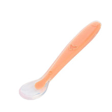 Load image into Gallery viewer, Baby Spoons Feeding Dishes Tableware For Children Flatware Cutlery Spoon Silicone Tools-for-patchwork Lot Soup Ladle
