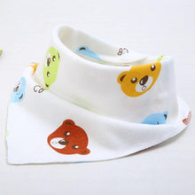 Load image into Gallery viewer, Baby Bibs Cute Cartoon Pattern bib  Burp Cloths Saliva Towel Cotton Infant Burp Cloths Bib For Kids
