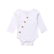 Load image into Gallery viewer, Modern Handmade Elegant Baby Boy and Girl Toddler Newborn Long Sleeve Romper Jumpsuit Outfit For Kids
