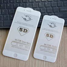 Load image into Gallery viewer, 5D Screen Protector for iPhone6 6S 7 8 Plus X Edge Full Cover Film for iPhone 14 13 12 mini 11 Pro Max XR XS Tempered Glass Film Curved Edge Full Glue Screen Protector For iPhone

