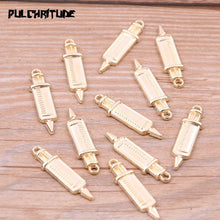 Load image into Gallery viewer, 20Pcs Two Color Medicine Syringe Charms Pendants Jewelry Making Stethoscope Charms For DIY Handmade Craft
