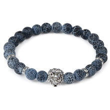 Load image into Gallery viewer, Modern Leopard Tiger Eye Lion Head Elegant Bracelet Owl Buddha Bead Luxury Bracelets Bangles Skull Charm Natural Stone Bracelet Yoga Jewelry For Men And Women
