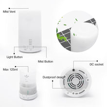 Load image into Gallery viewer, Mini Air Ultrasonic Humidifier USB Charging 5 Color Led Night Light Aromatherapy Essential Oil Aroma Diffuser For Home Car Office
