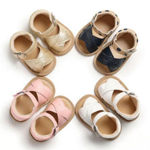 Load image into Gallery viewer, Stylish Summer Baby Kid Boy Girl Sandals Prewalker Newborn Leather Soft Sole Comfortable Crib Shoes
