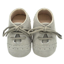 Load image into Gallery viewer, Newborn Baby Shoes Girls Boys Soft Warm Leather Prewalker Anti-slip Shoes Canvas Sports Sneakers Footwear Shoes
