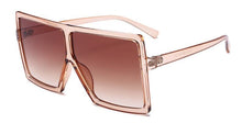 Load image into Gallery viewer, Oversized Luxury Trend New  Woman Sunglasses With Black Fashion Square Glasses And Big Frame Sunglasses In  Modern Glasses Famous Style
