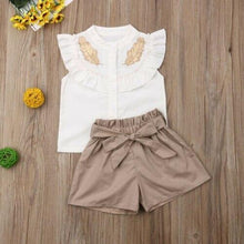 Load image into Gallery viewer, Baby Girl Dress Flag Stars Sling Striped Summer Sundress Jumpsuits Outfit Clothes For Girls In Elegant Modern Design
