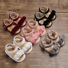Load image into Gallery viewer, Princess Cute Baby Girls Newborn Infant Floral Sandals Soft Crib Walkers Breathable Shoes Best Baby Gift
