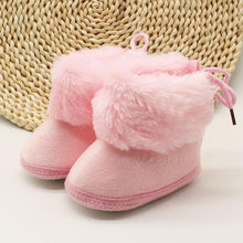 Load image into Gallery viewer, Unisex Winter Sweet Newborn Soft Baby Girls Princess Boots First Walkers Soft Infant Toddler Kids Girl Footwear Shoes

