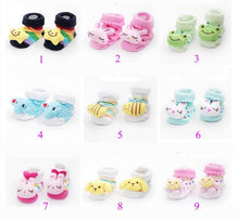 Load image into Gallery viewer, Cotton Baby Socks Rubber Anti Slip Boy Girl Floor Kids Toddlers Autumn Spring Cartoon Infant Newborn Sock
