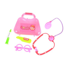 Load image into Gallery viewer, Stethoscope Children Pretend Play Doctor Nurse Toy Set Portable Suitcase Medical Kit Kids Educational Role Play Classic Toys
