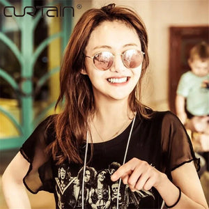 2019 retro round sunglasses women men brand designer sun Glasses for women's Alloy mirror sunglasses lentes female oculos de sol