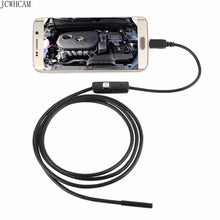 Load image into Gallery viewer, 1m 2m 5m 10m Semi-rigid USB Endoscope Camera 5.5MM IP67 Waterproof Snake Camera With 6 Led Windows  Macbook PC Android Endoscope
