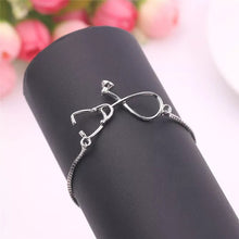 Load image into Gallery viewer, Medical Stethoscope Bracelet Box Adjustable Chain Jewelry Gift For Doctor Medical Friends Charm Women Men Bracelets

