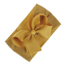 Load image into Gallery viewer, Baby Girls Headbands  Hair Accessories Turban Solid Head wear Hair Band Bow Girl Accessories
