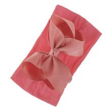 Load image into Gallery viewer, Baby Girls Headbands  Hair Accessories Turban Solid Head wear Hair Band Bow Girl Accessories
