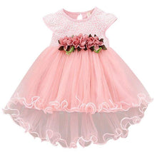 Load image into Gallery viewer, Luxury Modern Designer Toddler Baby Girl Infant Princess Lace Tutu Dress Baby Girl Wedding Dress Kids Party Dress
