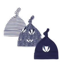 Load image into Gallery viewer, Printed Baby Hats &amp; Caps For Newborn Baby Accessories In Elegant Modern Design Set Of 3PCS For Baby Kids

