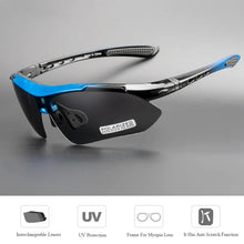 Load image into Gallery viewer, Comaxsun Professional Polarized Cycling Glasses Bike Goggles Outdoor Sports Bicycle Sunglasses UV 400 With 5 Lens TR90 2 Style
